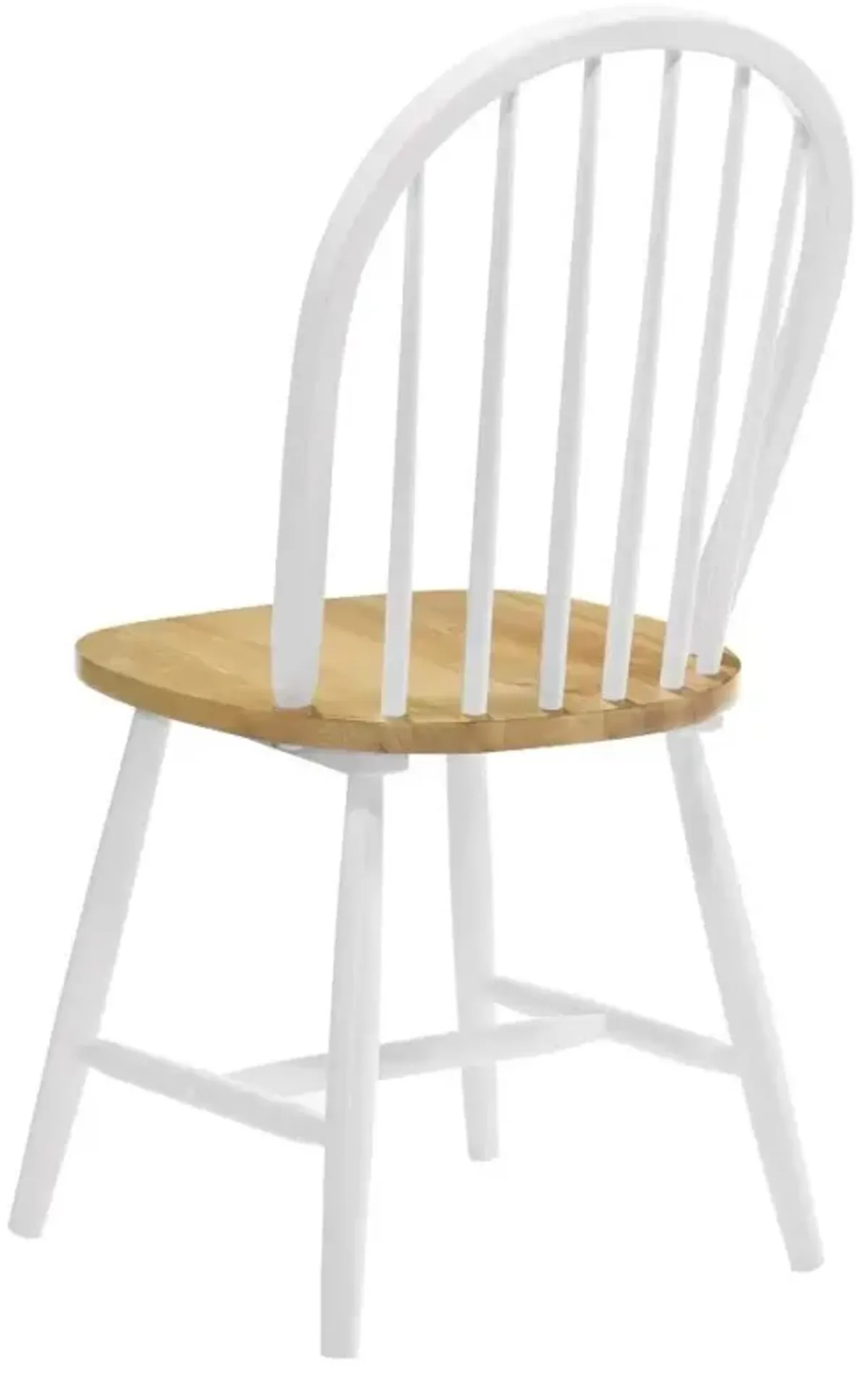 Allison - 5 Piece Round Drop Leaf Dining Table Set - White