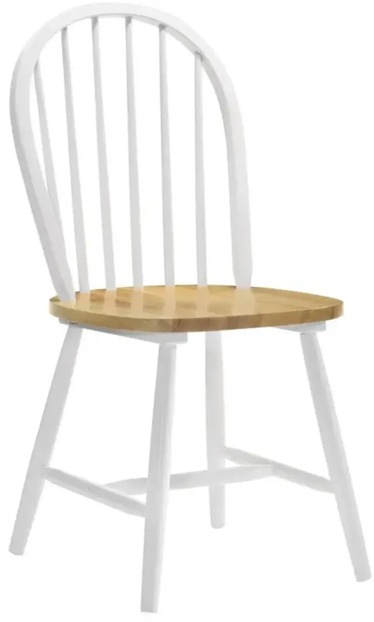 Allison - 5 Piece Round Drop Leaf Dining Table Set - White