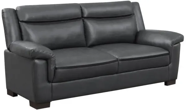 Arabella - Upholstered Padded Arm Sofa - Gray
