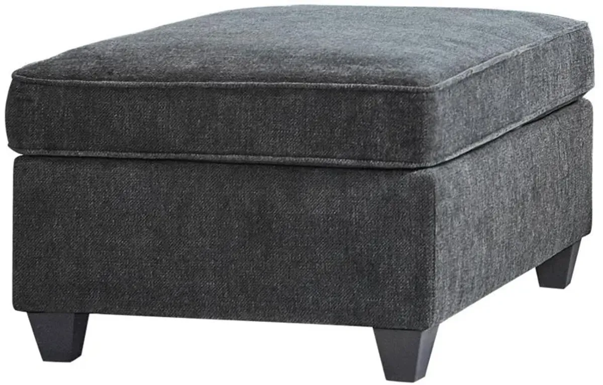 Mccord - Rectangular Upholstered Ottoman - Dark Gray