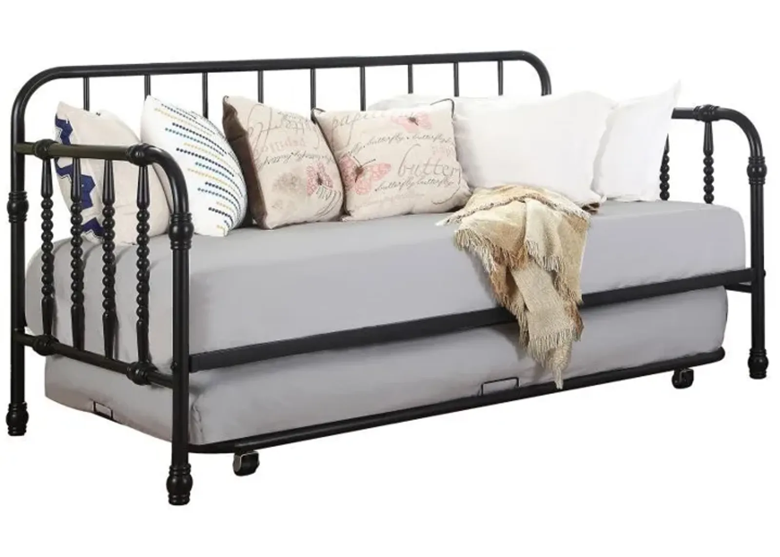 Marina - Metal Daybed with Trundle