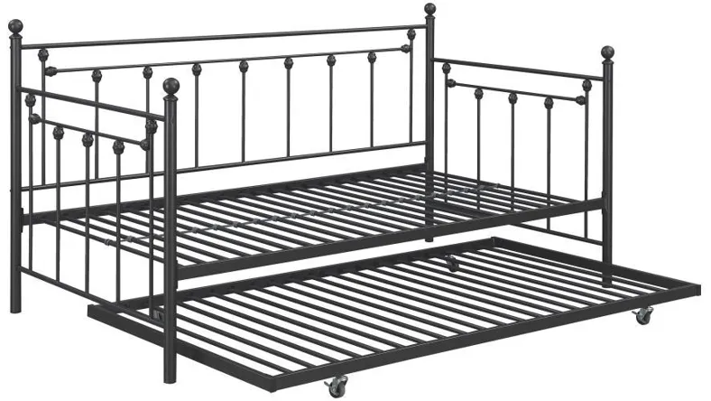 Nocus - Metal Day Bed With Trundle