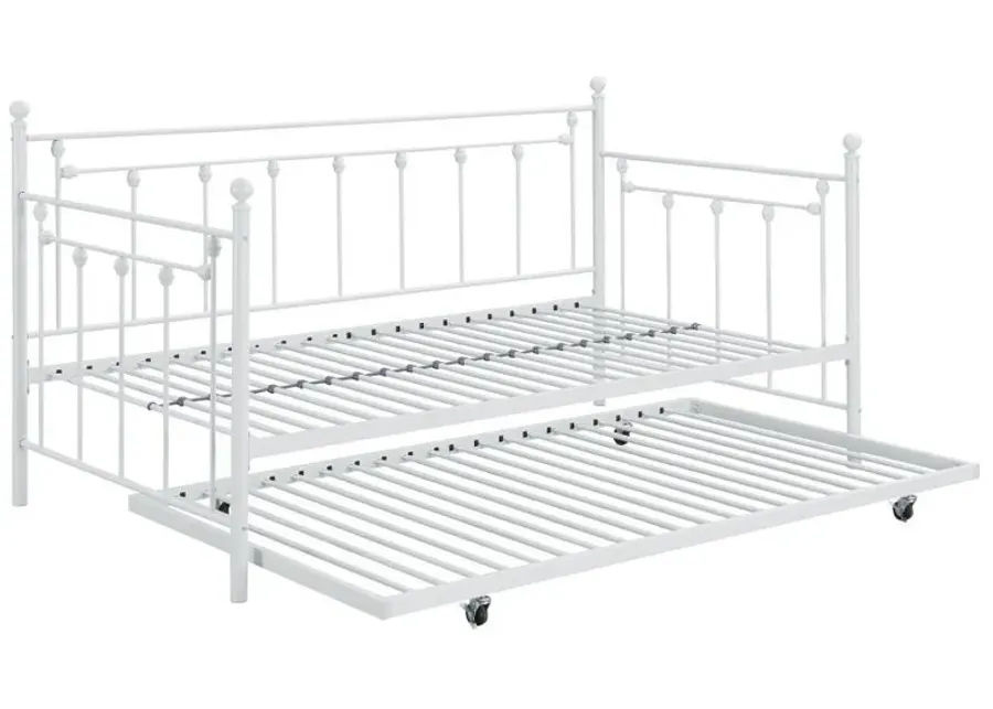 Nocus - Metal Day Bed With Trundle