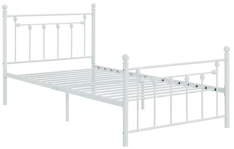 Canon - Metal Slatted Headboard Platform Bed