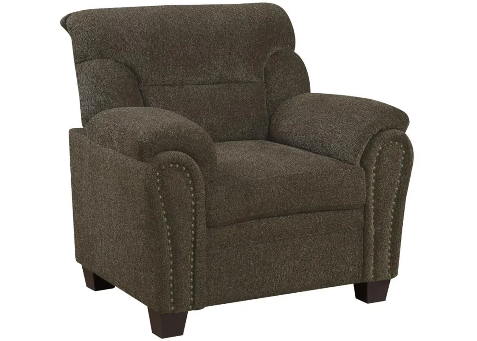 Clemintine - Upholstered Chair with Nailhead Trim