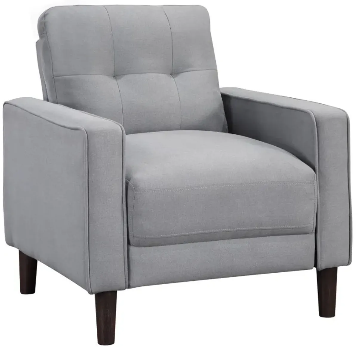 Bowen - Upholstered Track Arms Tufted Chair