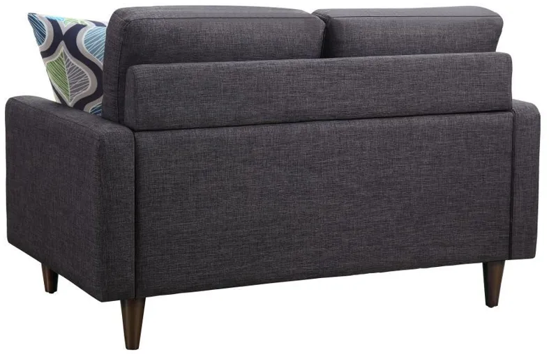 Watsonville - Tufted Back Loveseat - Gray