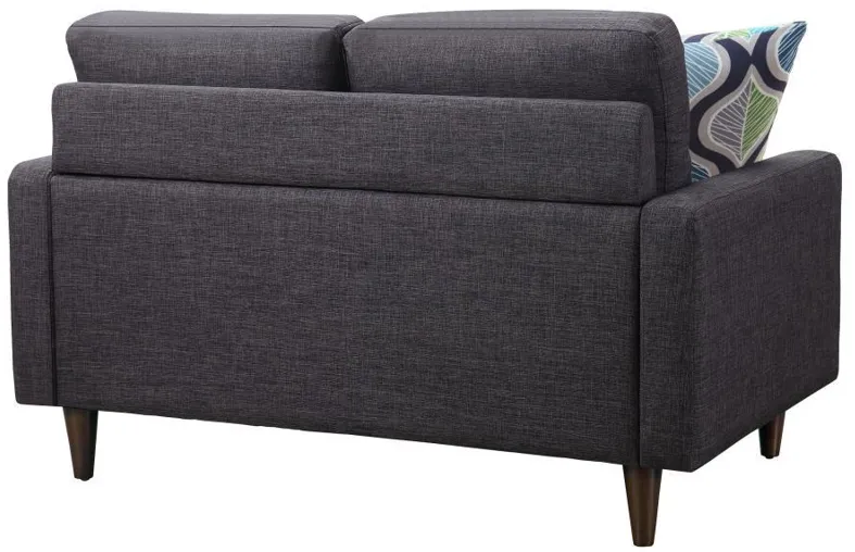 Watsonville - Tufted Back Loveseat - Gray