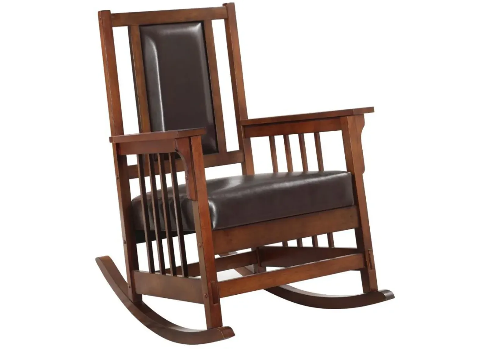 Ida - Upholstered Rocking Chair - Tobacco