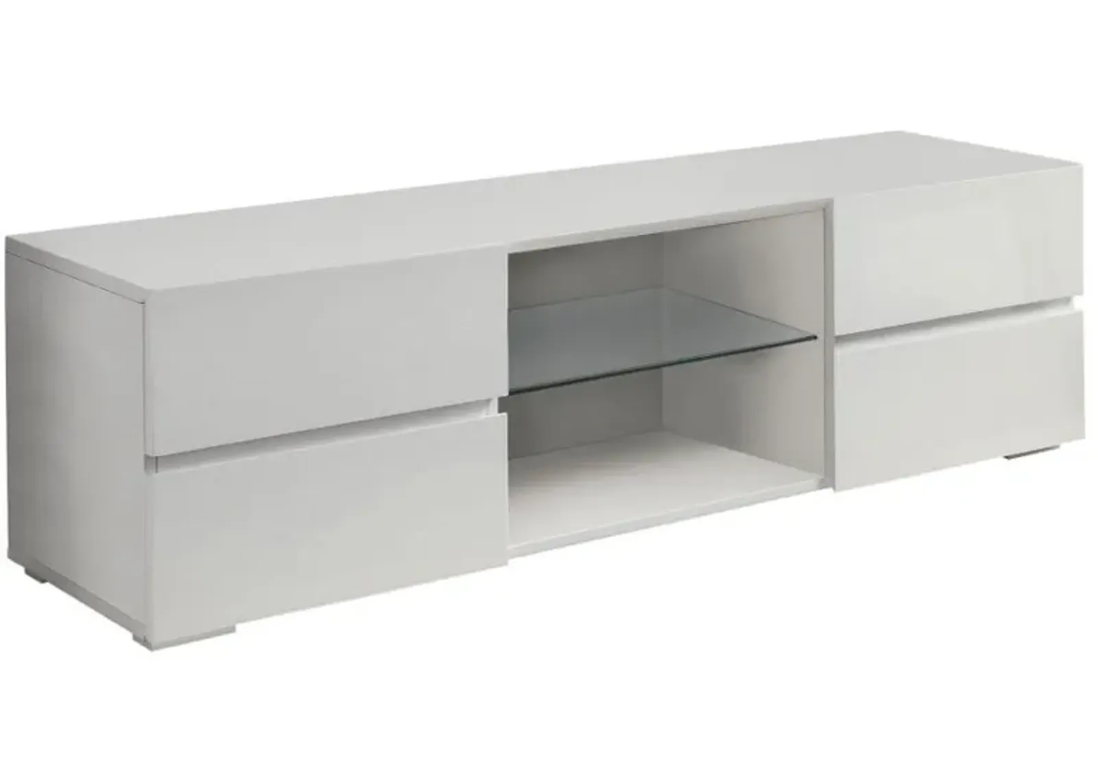 Galvin - 4-Drawer Wood TV Stand - White High Gloss