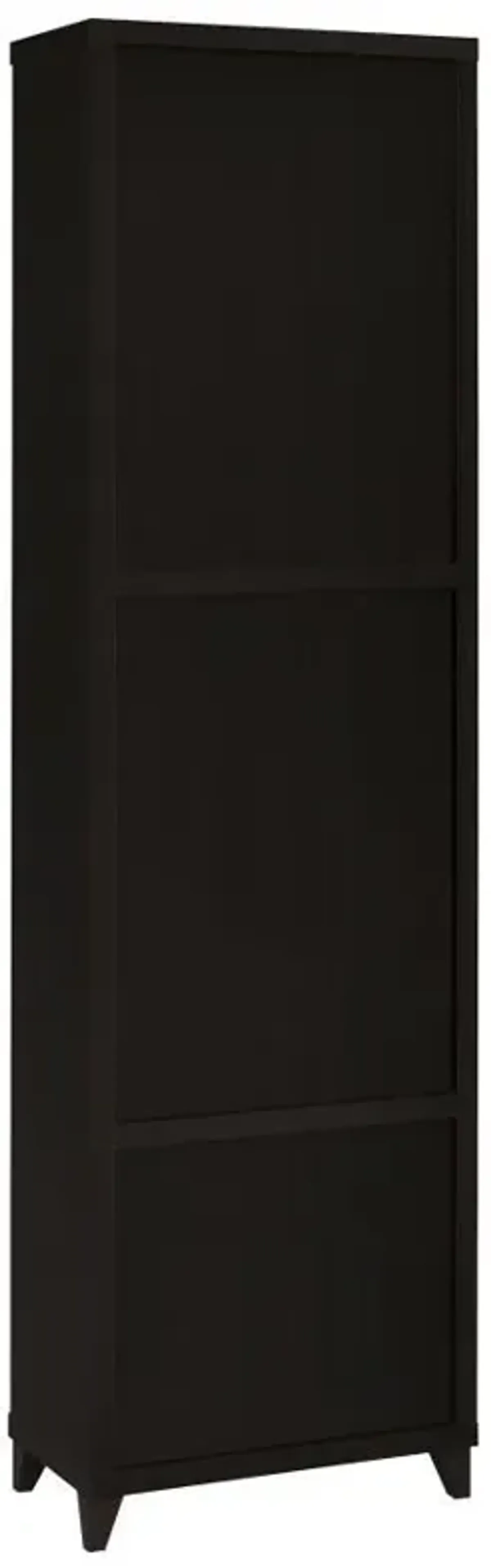 Lewes - 4-Shelf Engineered Wood Media Tower - Cappuccino