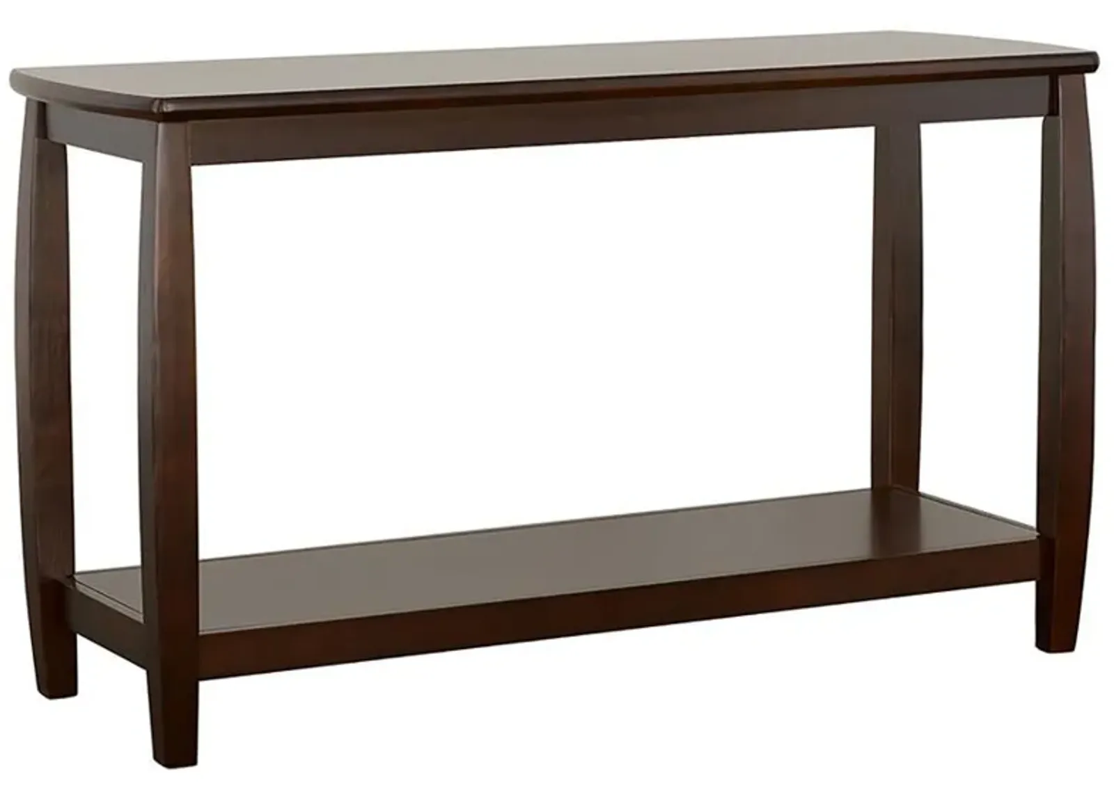 Dixon - Wood Entryway Console Table With Shelf - Cappuccino