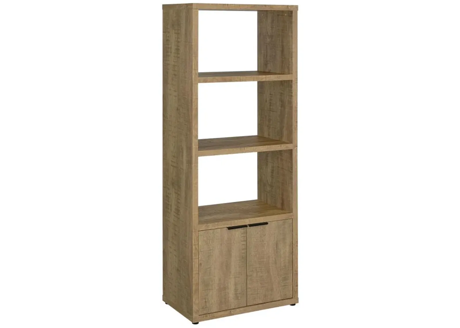 Tabby - 3-Shelf Engineered Wood Media Tower - Mango