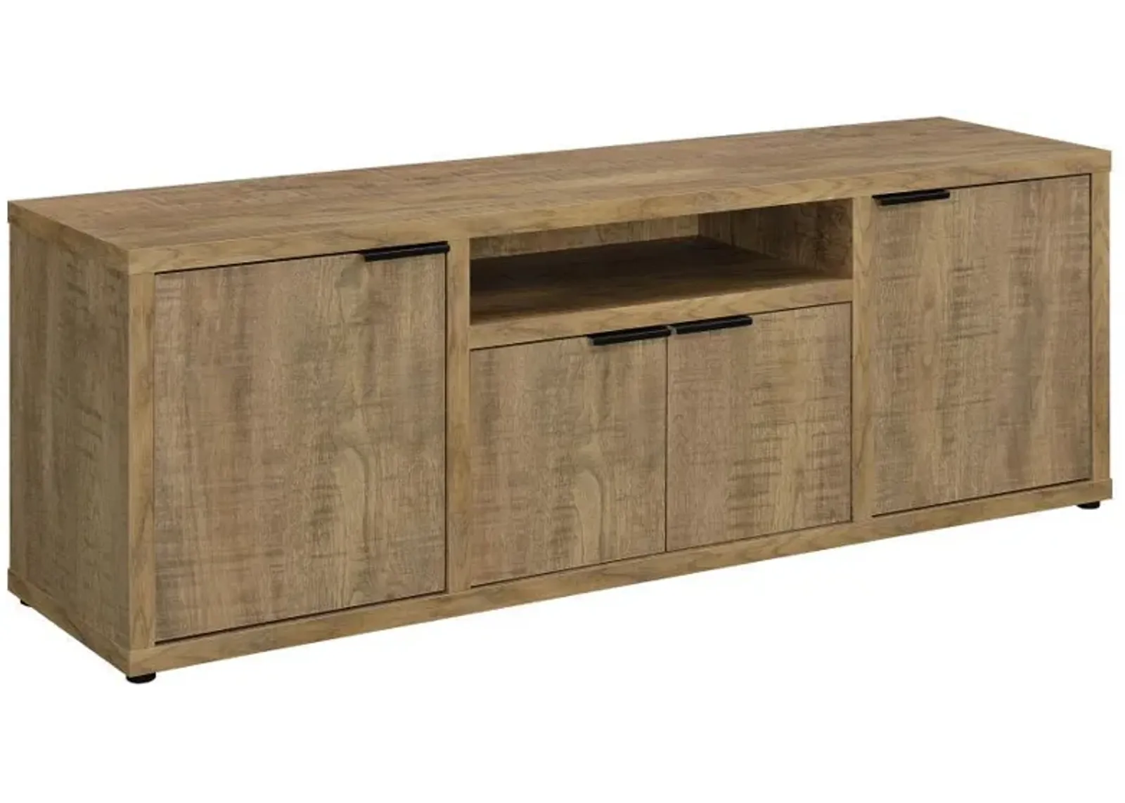 Tabby - 4 Door Engineered Wood TV Stand - Mango