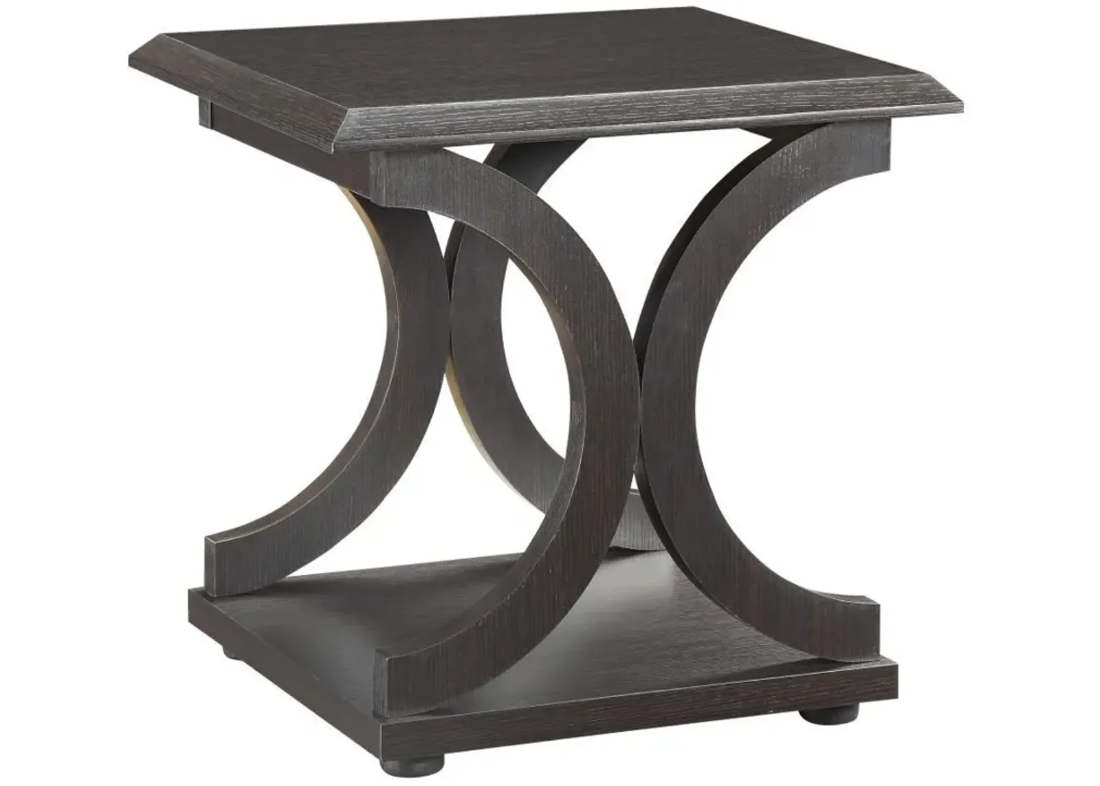 Shelly - Rectangular Engineered Wood Side End Table - Cappuccino