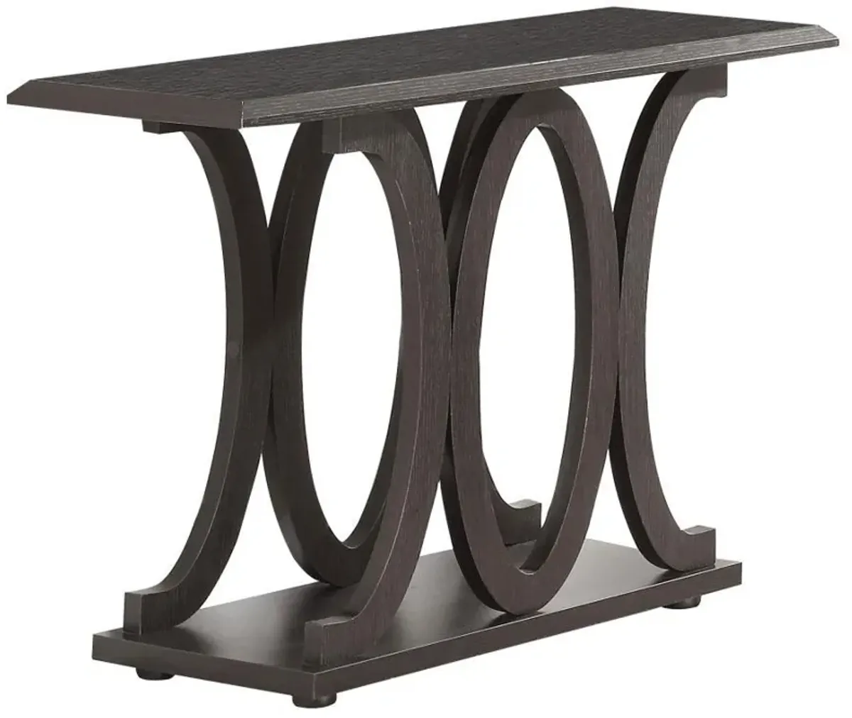 Shelly - Engineered Wood Entryway Console Table - Cappuccino