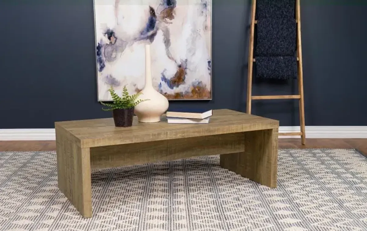 Lynette - Rectangular Engineered Wood Coffee Table - Mango