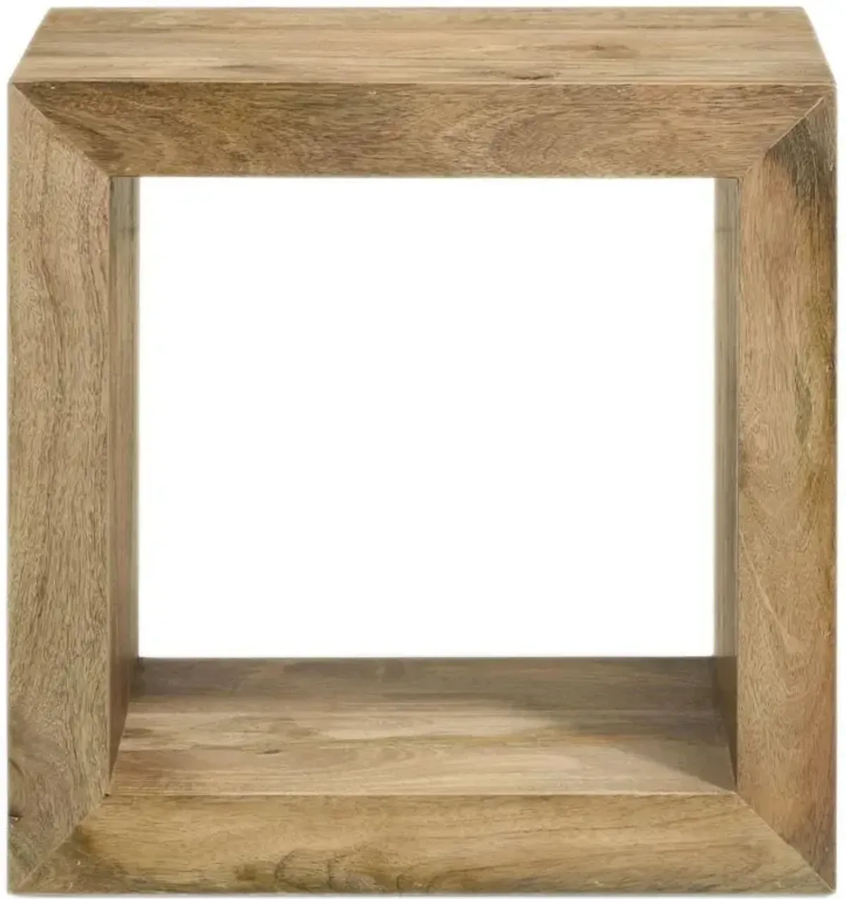 Benton - Rectangular Solid Wood End Table - Natural