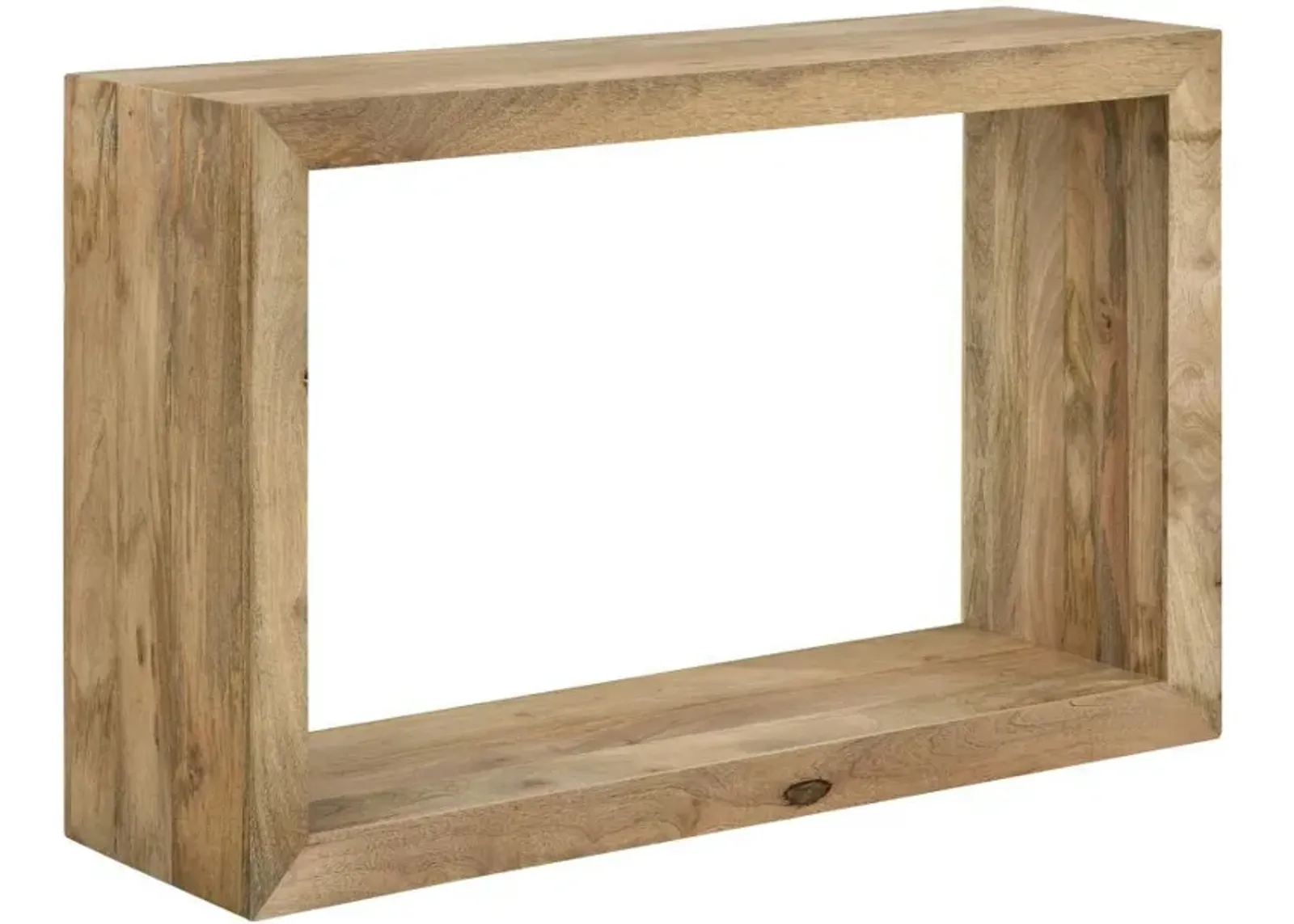 Benton - Rectangular Solid Wood Sofa Console Table - Natural