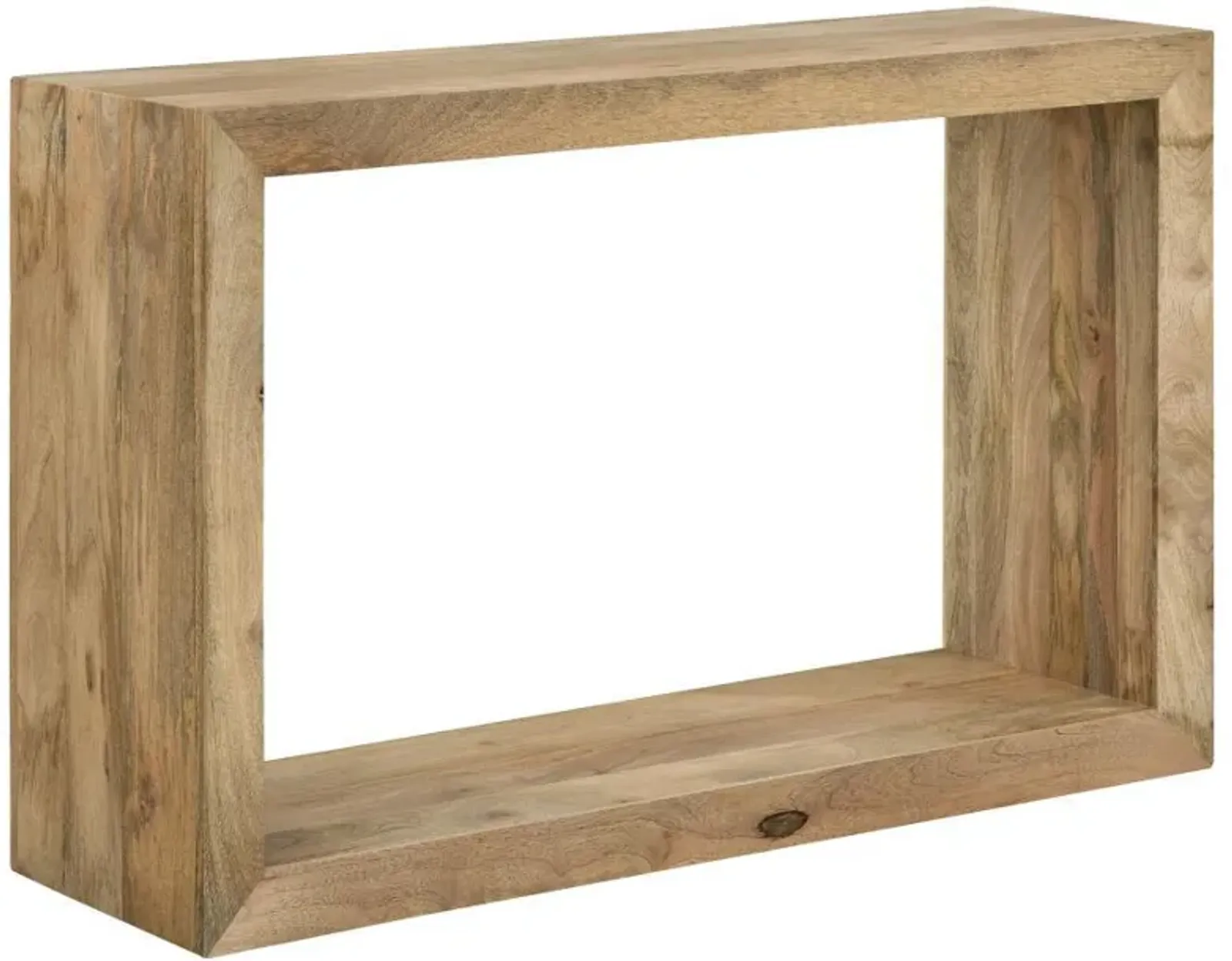 Benton - Rectangular Solid Wood Sofa Console Table - Natural