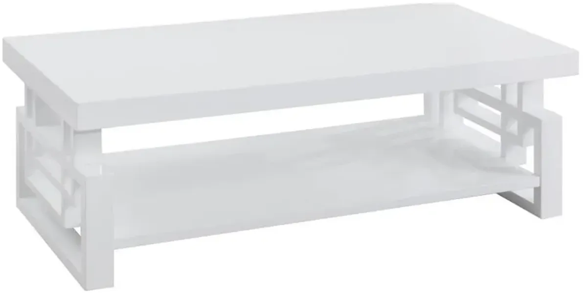 Schmitt - Rectangular Coffee Table - White High Gloss