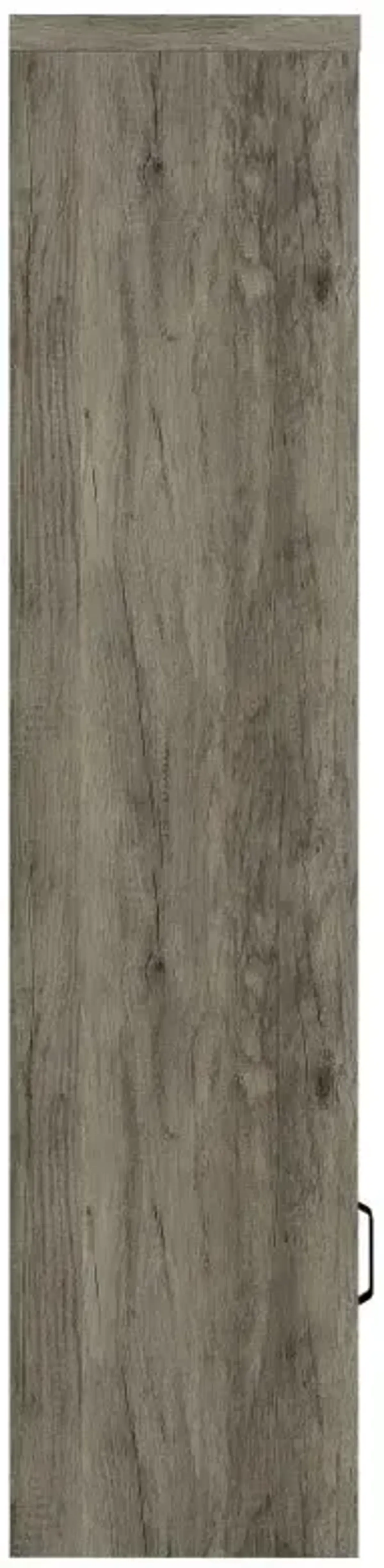 Burke - 3-Shelf Engineered Wood Media Tower - Gray Driftwood