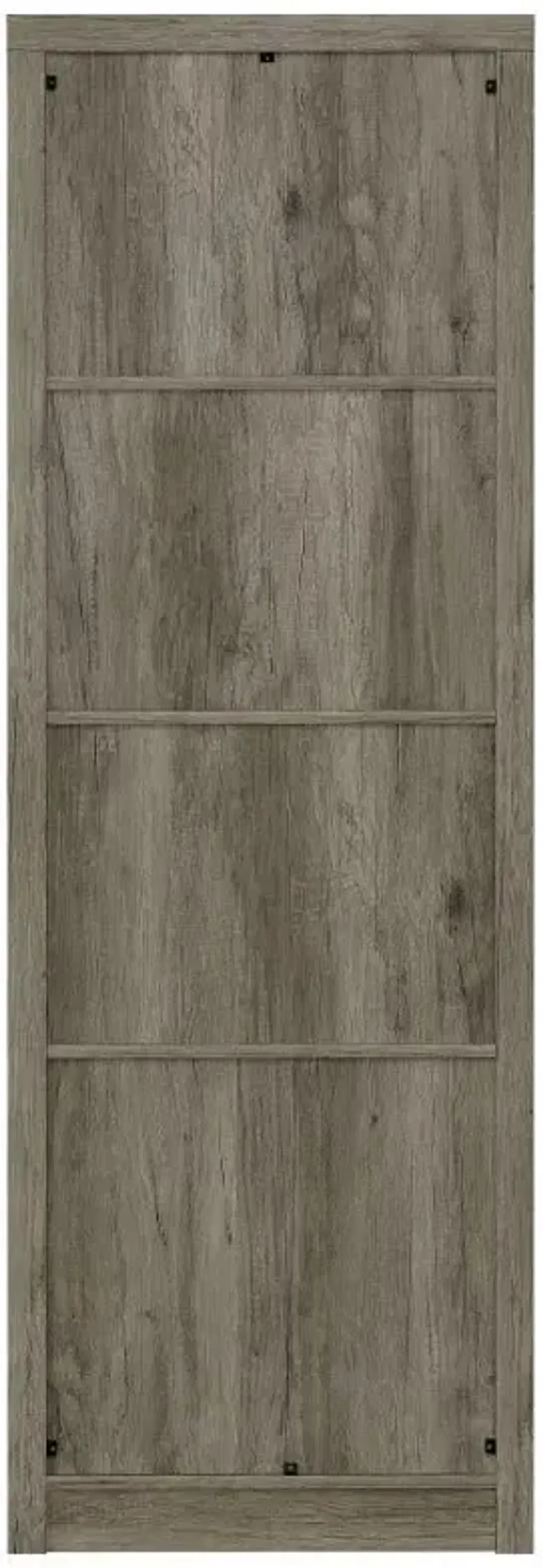 Burke - 3-Shelf Engineered Wood Media Tower - Gray Driftwood