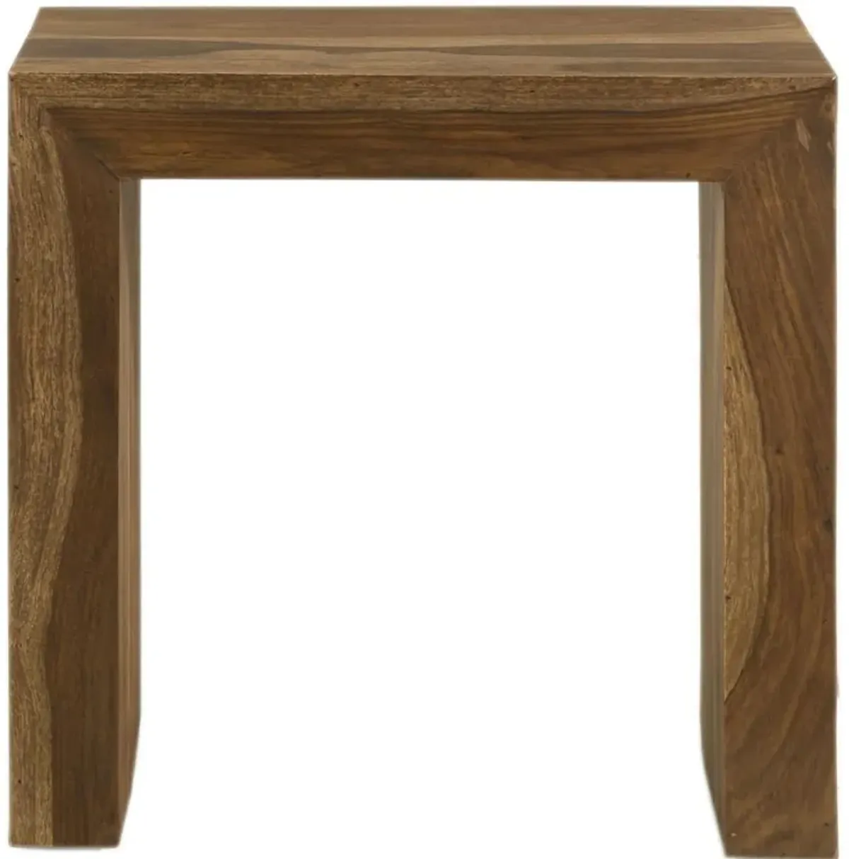 Odilia - Rectangular Solid Wood End Table - Auburn