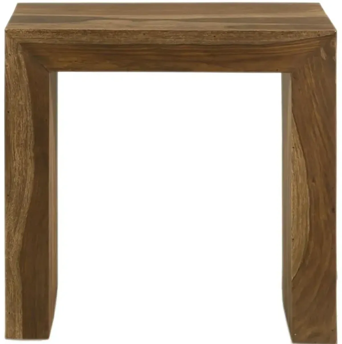 Odilia - Rectangular Solid Wood End Table - Auburn