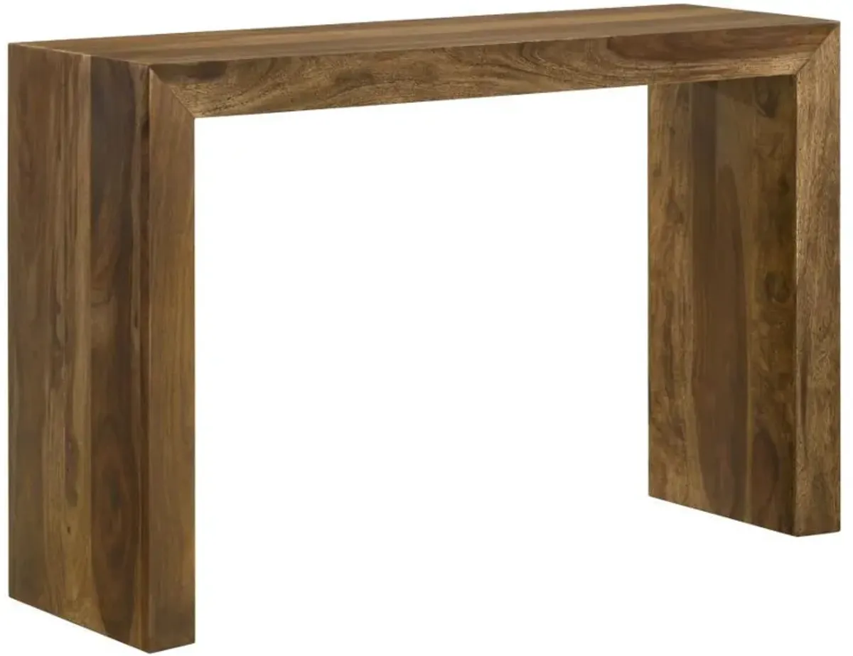 Odilia - Rectangular Solid Wood Entryway Console Table - Auburn