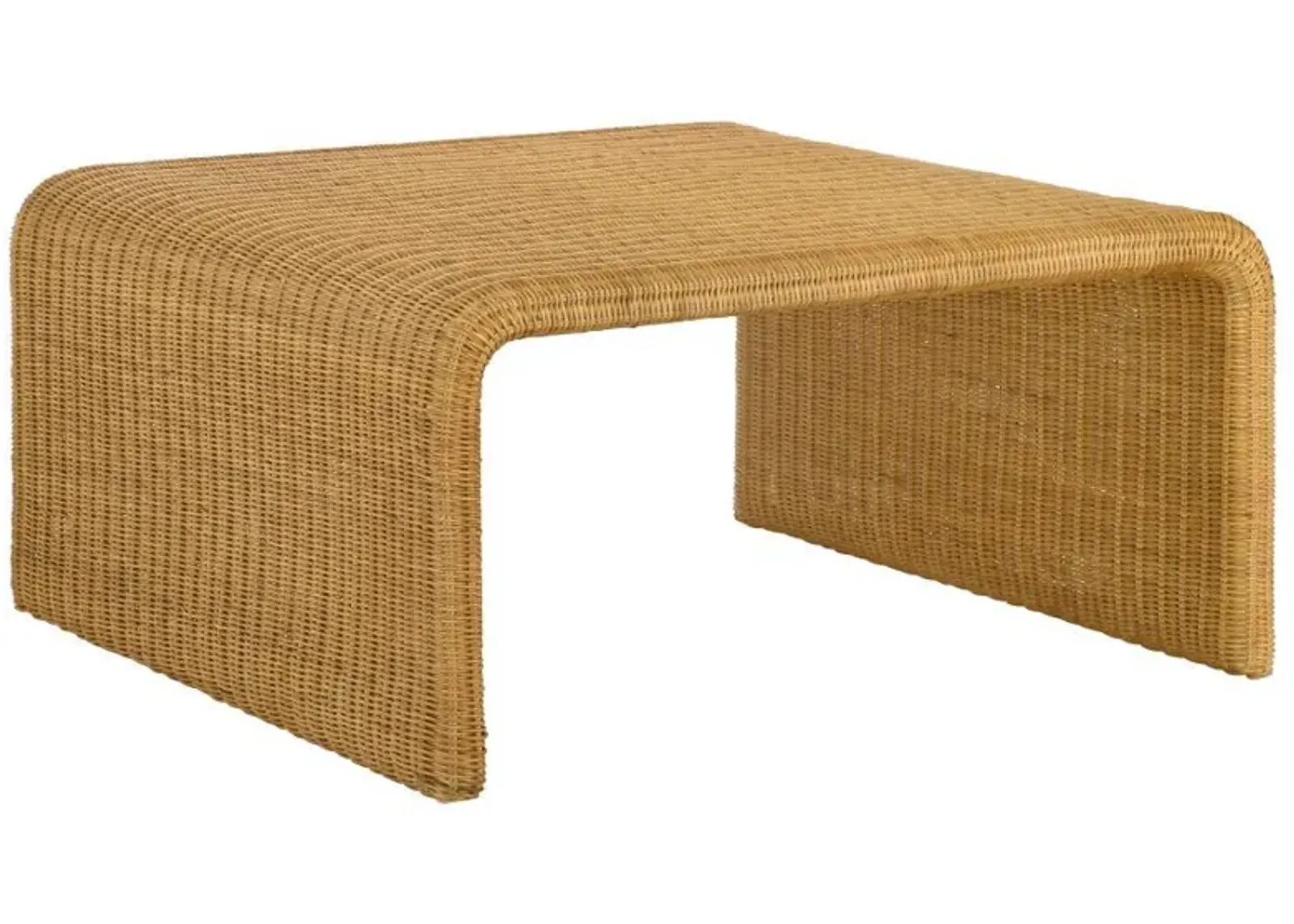 Juanita - Square Woven Rattan Coffee Table - Natural