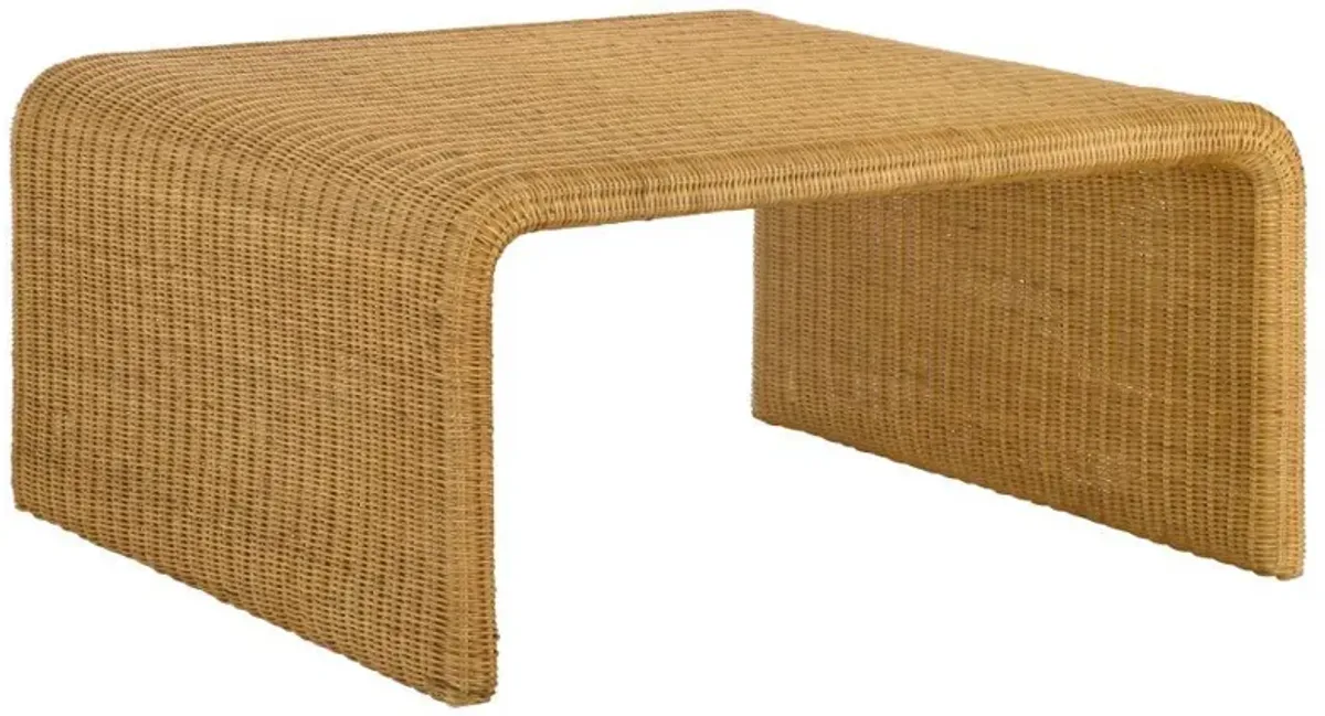 Juanita - Square Woven Rattan Coffee Table - Natural