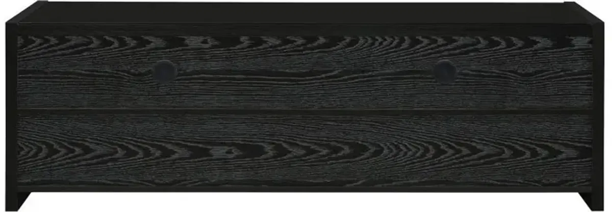 Alton - 3-drawer Black Oak TV Console