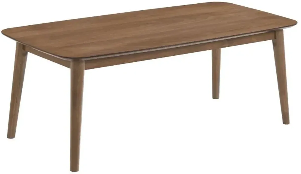 Radley - 3 Piece Rectangular Coffee Table Set - Natural Walnut