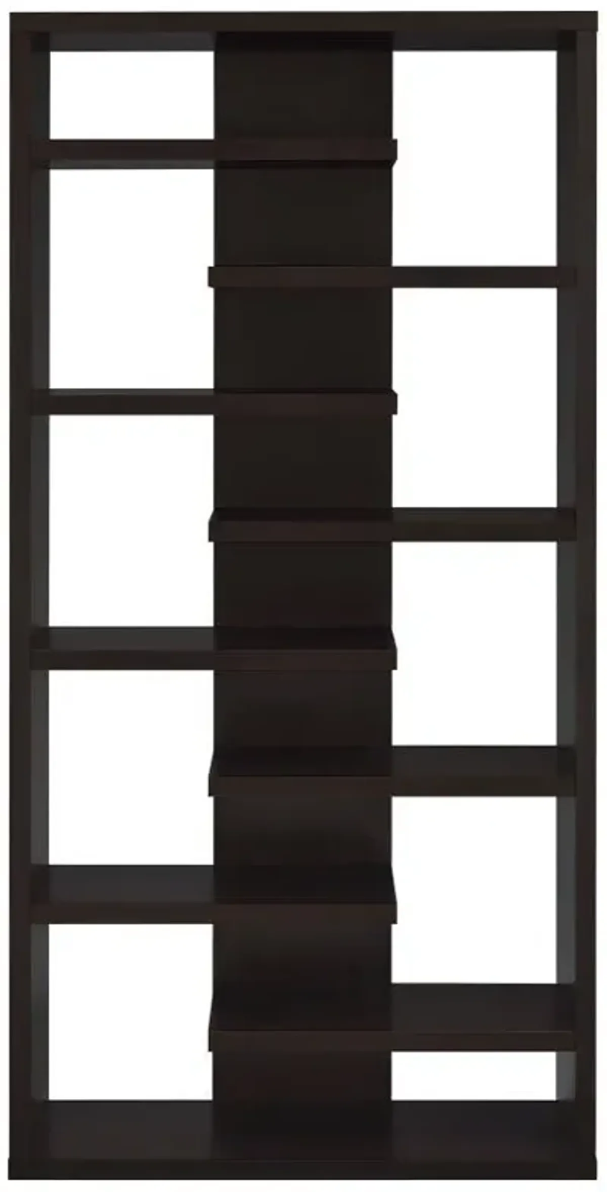 Altmark - 8-Shelf Open Bookcase - Cappuccino