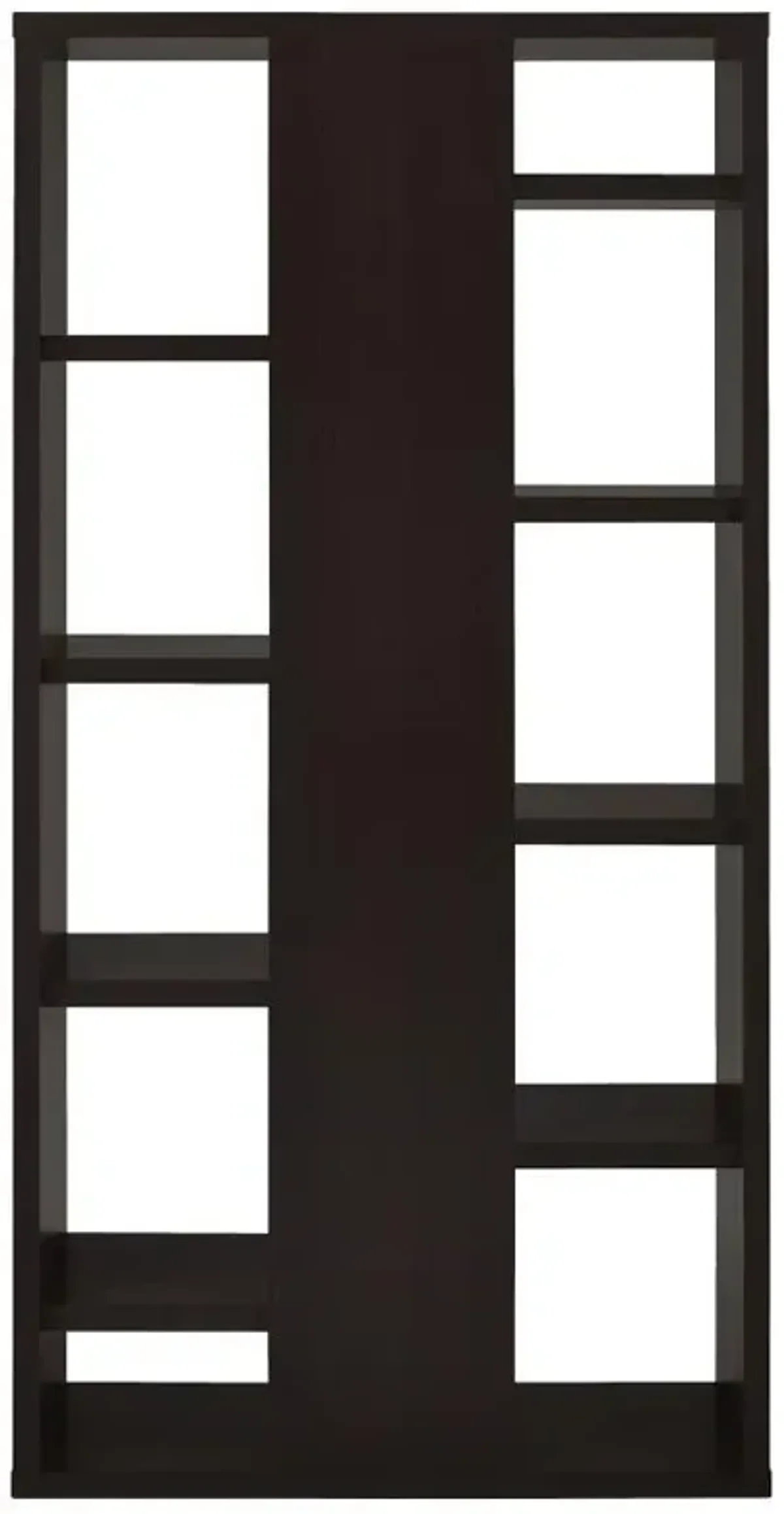 Altmark - 8-Shelf Open Bookcase - Cappuccino