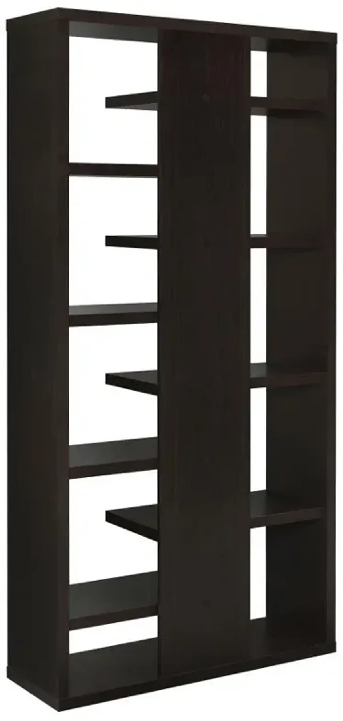 Altmark - 8-Shelf Open Bookcase - Cappuccino