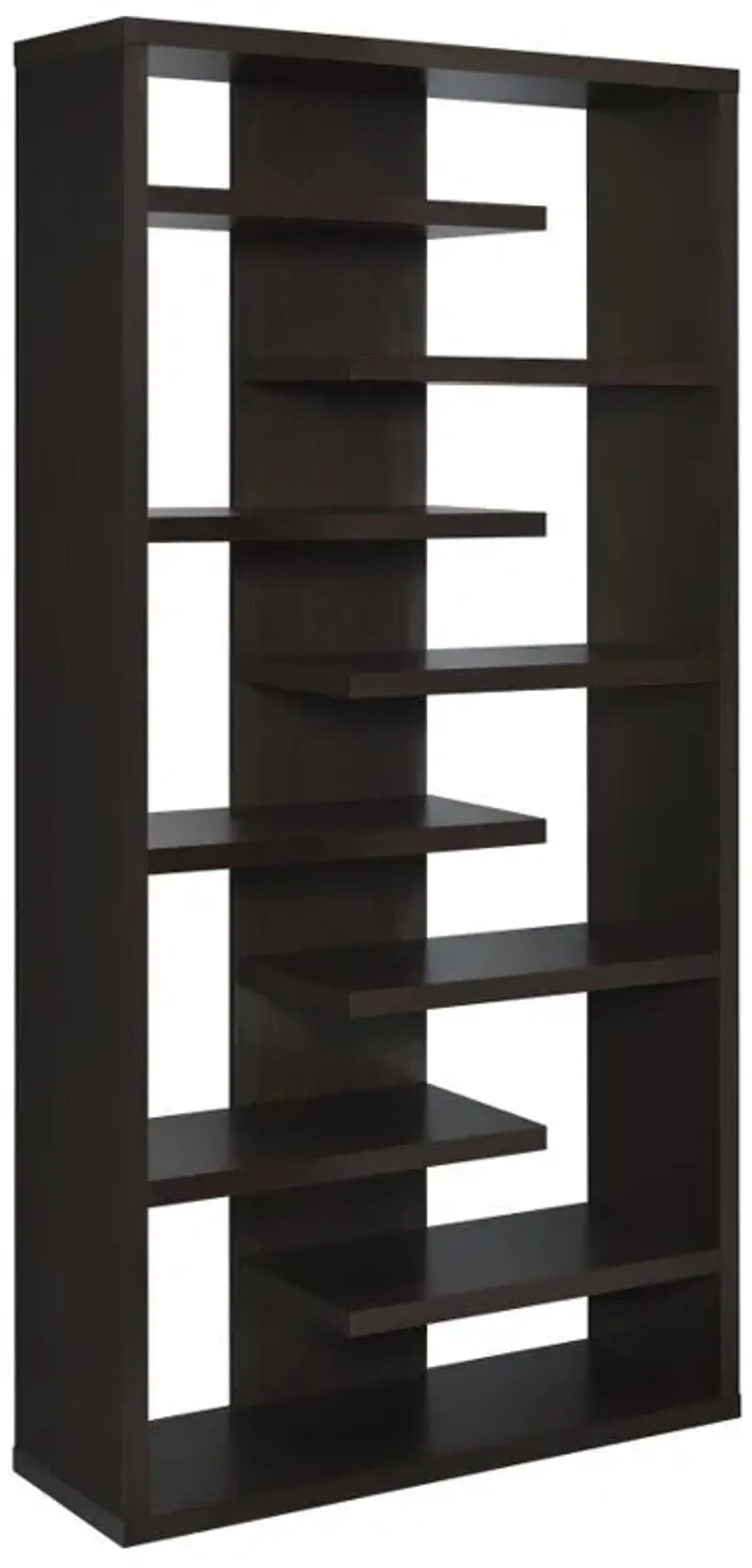 Altmark - 8-Shelf Open Bookcase - Cappuccino