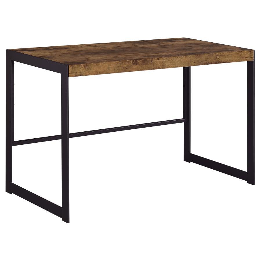 Estrella - Writing Desk - Antique Nutmeg And Gunmetal