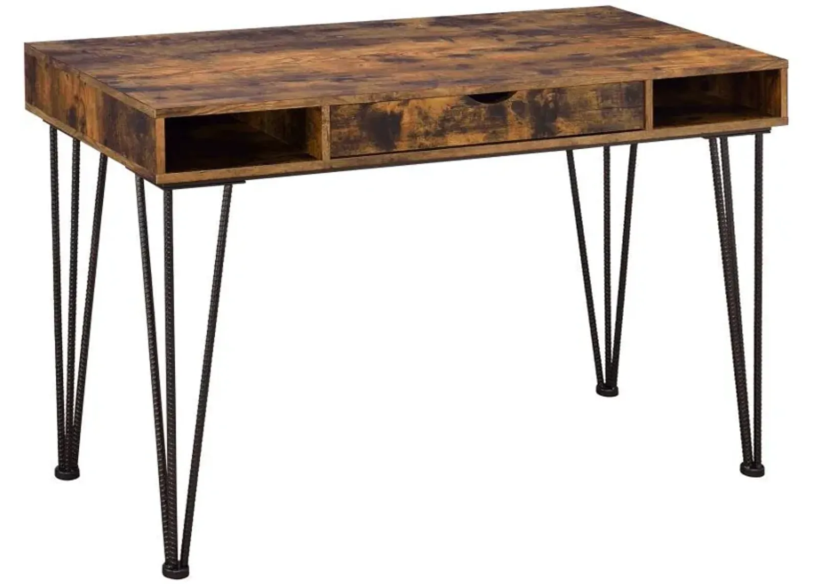 Olvera - 1-Drawer Writing Desk - Rustic Nutmeg