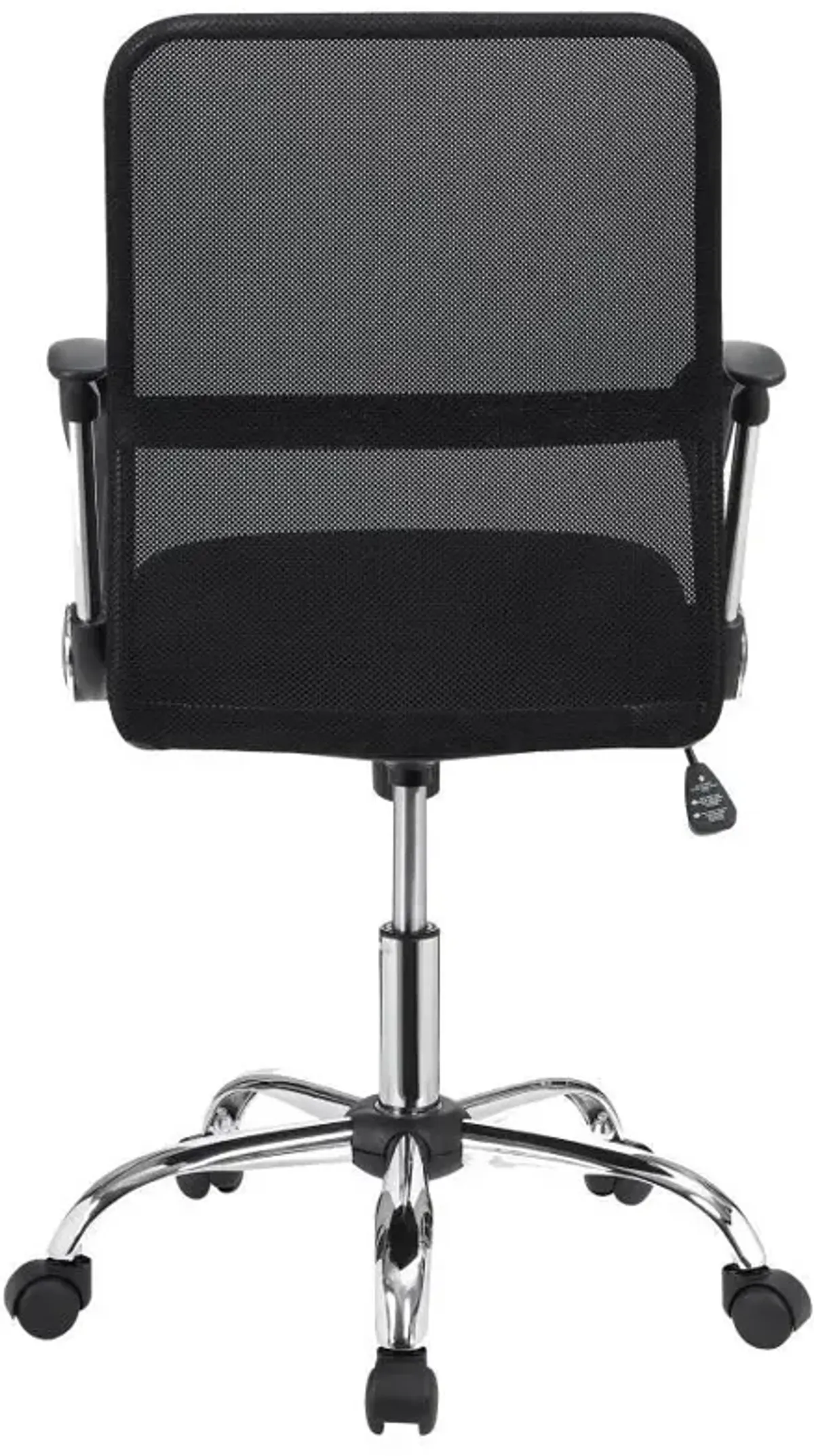 Gerta - Upholstered Adjustable Mesh Office Desk Chair - Black