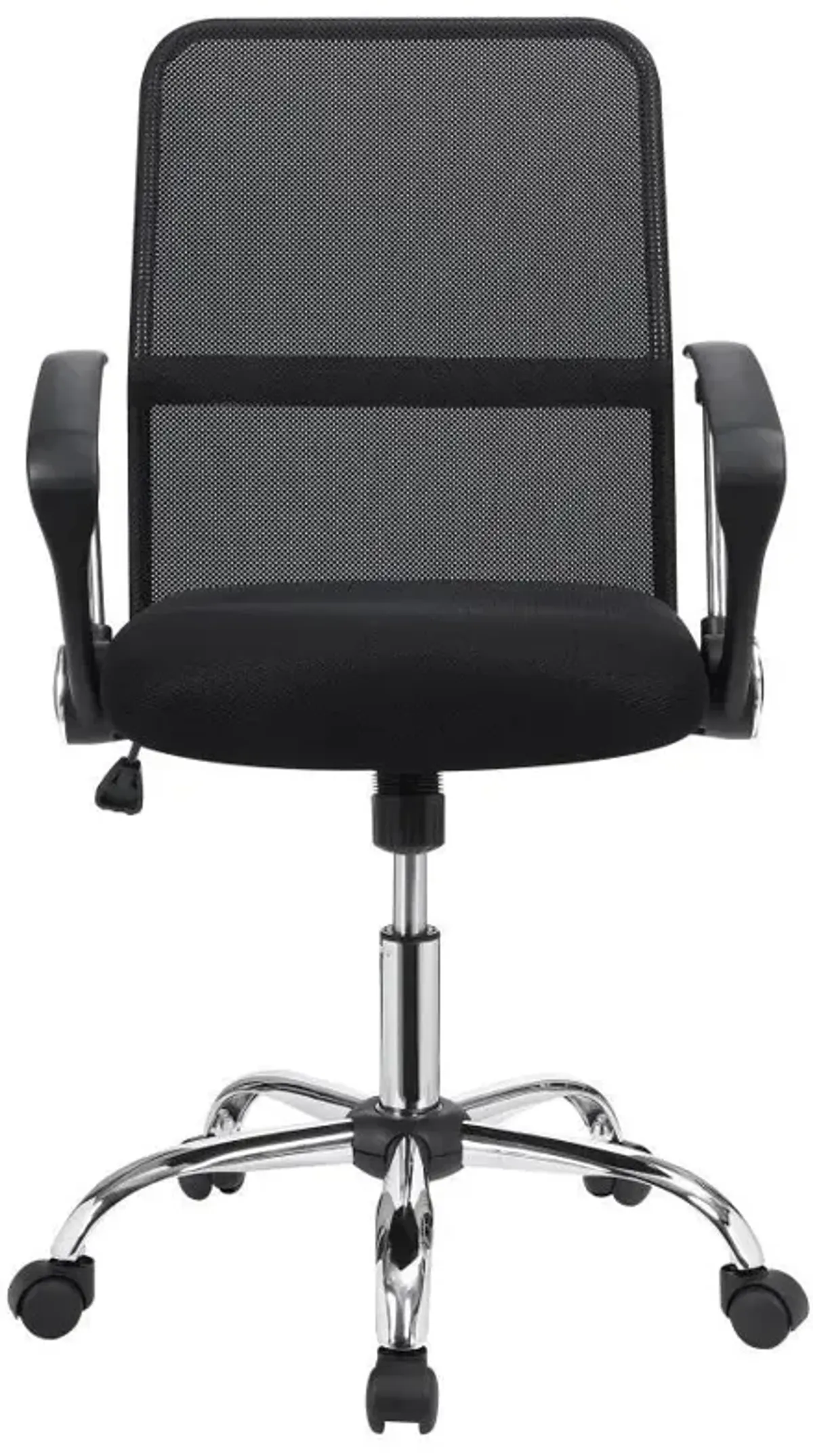 Gerta - Upholstered Adjustable Mesh Office Desk Chair - Black