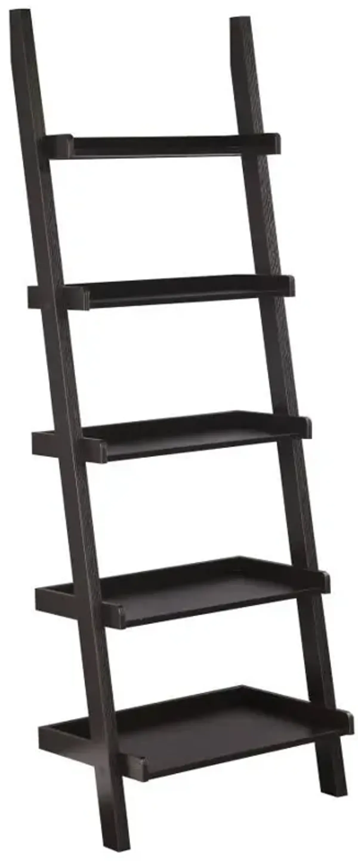 Colella - 3 Piece Ladder Desk And Bookcase Set - Cappuccino