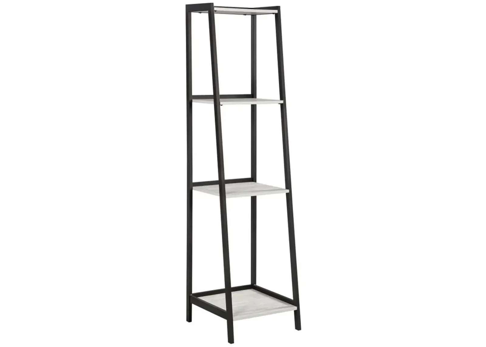 Pinckard - 4-Shelf Bookshelf - Gray Stone