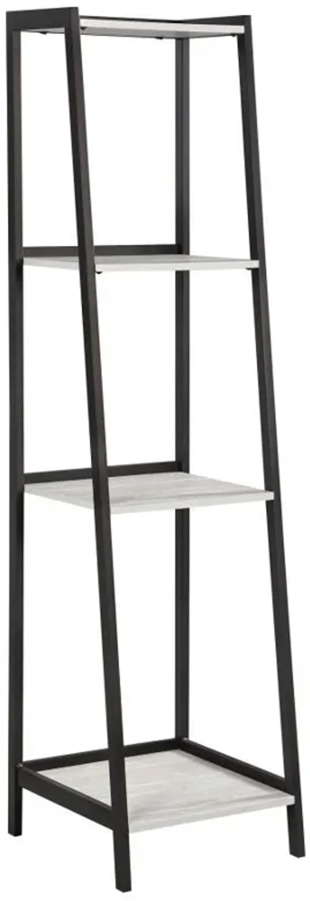 Pinckard - 4-Shelf Bookshelf - Gray Stone