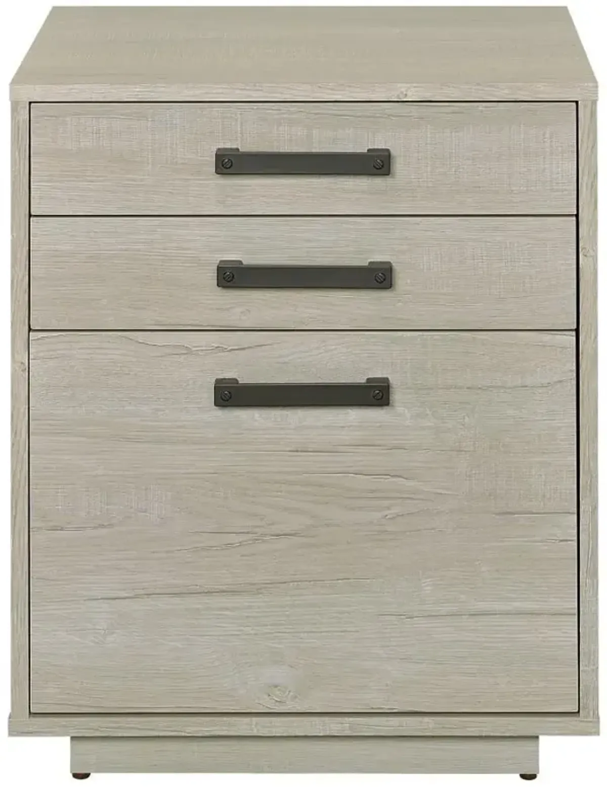 Loomis - 3-Drawer Home Office File Cabinet - Whitewashed Gray