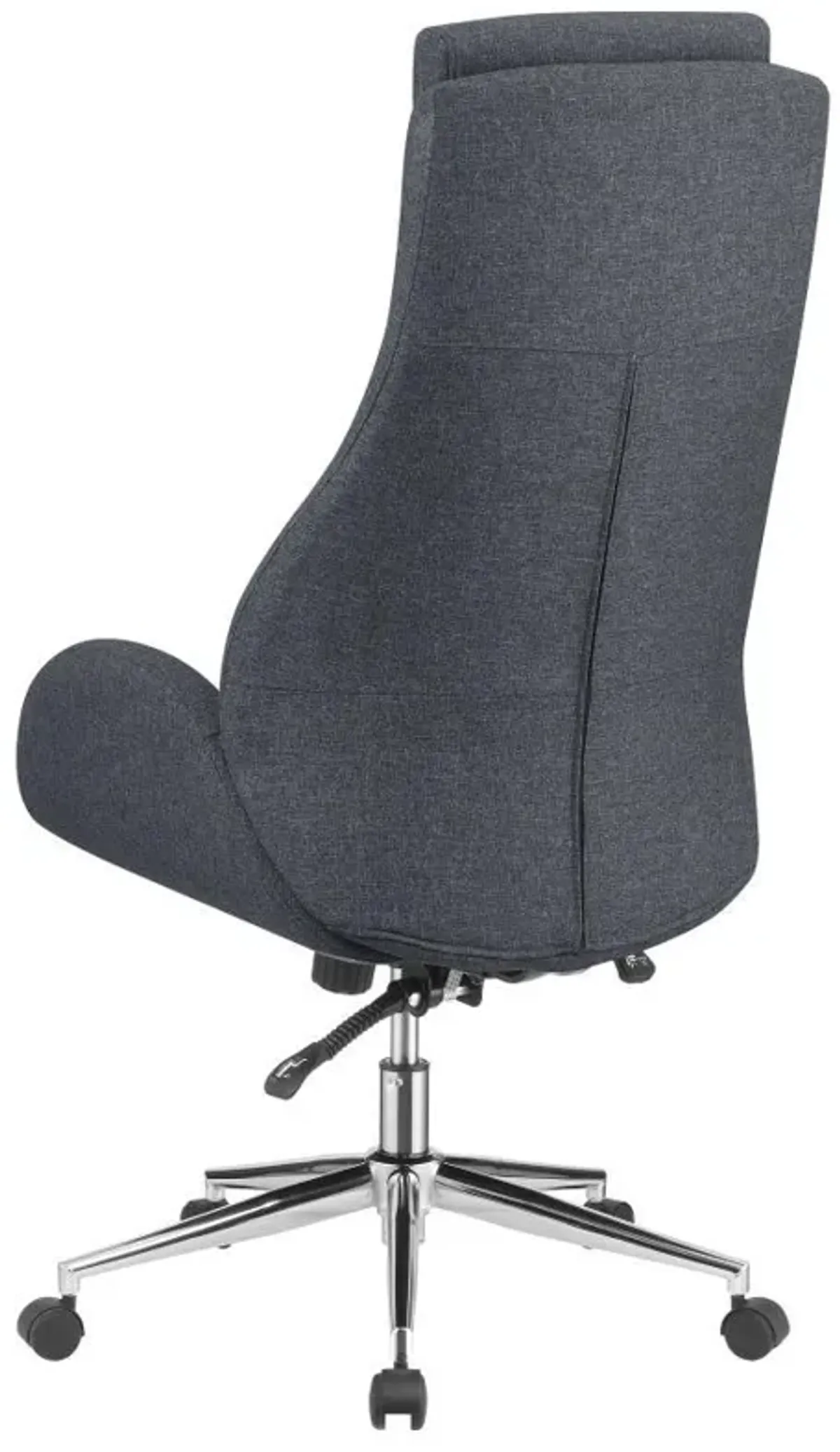 Cruz - Upholstered Adjustable Home Office Desk Chair - Gray