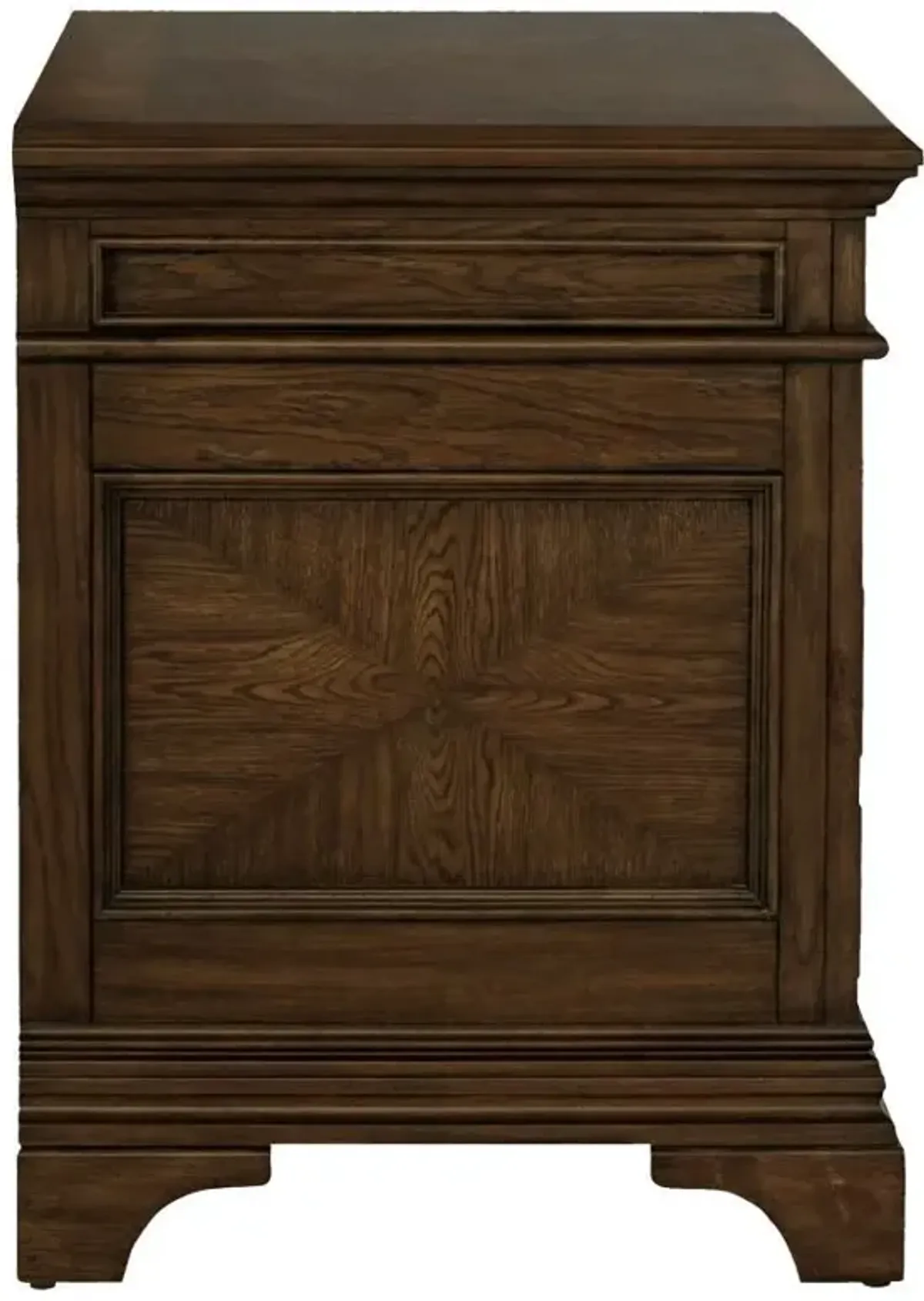 Hartshill - 5-Drawer Home Office File Cabinet - Burnished Oak