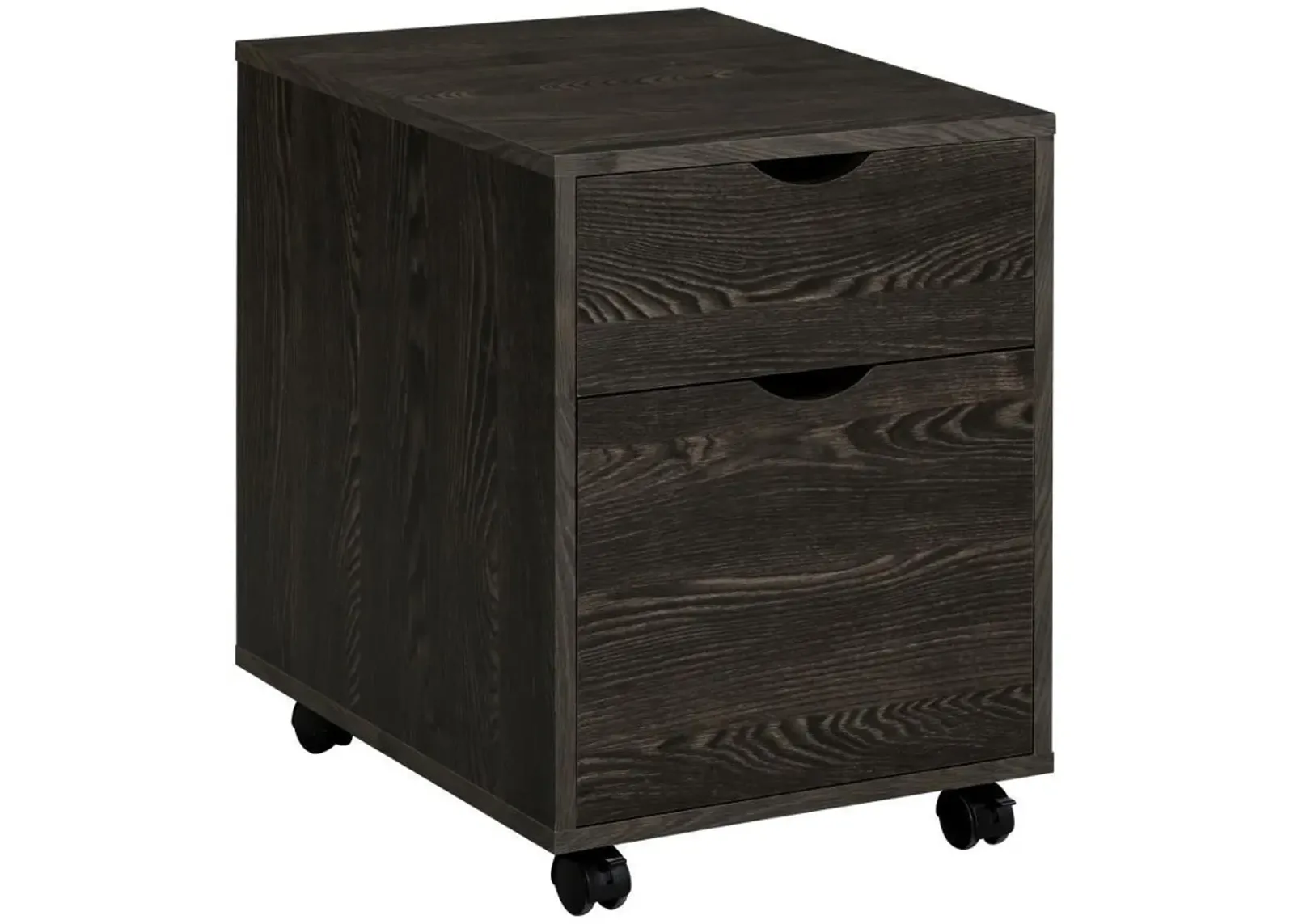 Noorvik - 2-Drawer Home Office Mobile File Cabinet - Dark Oak