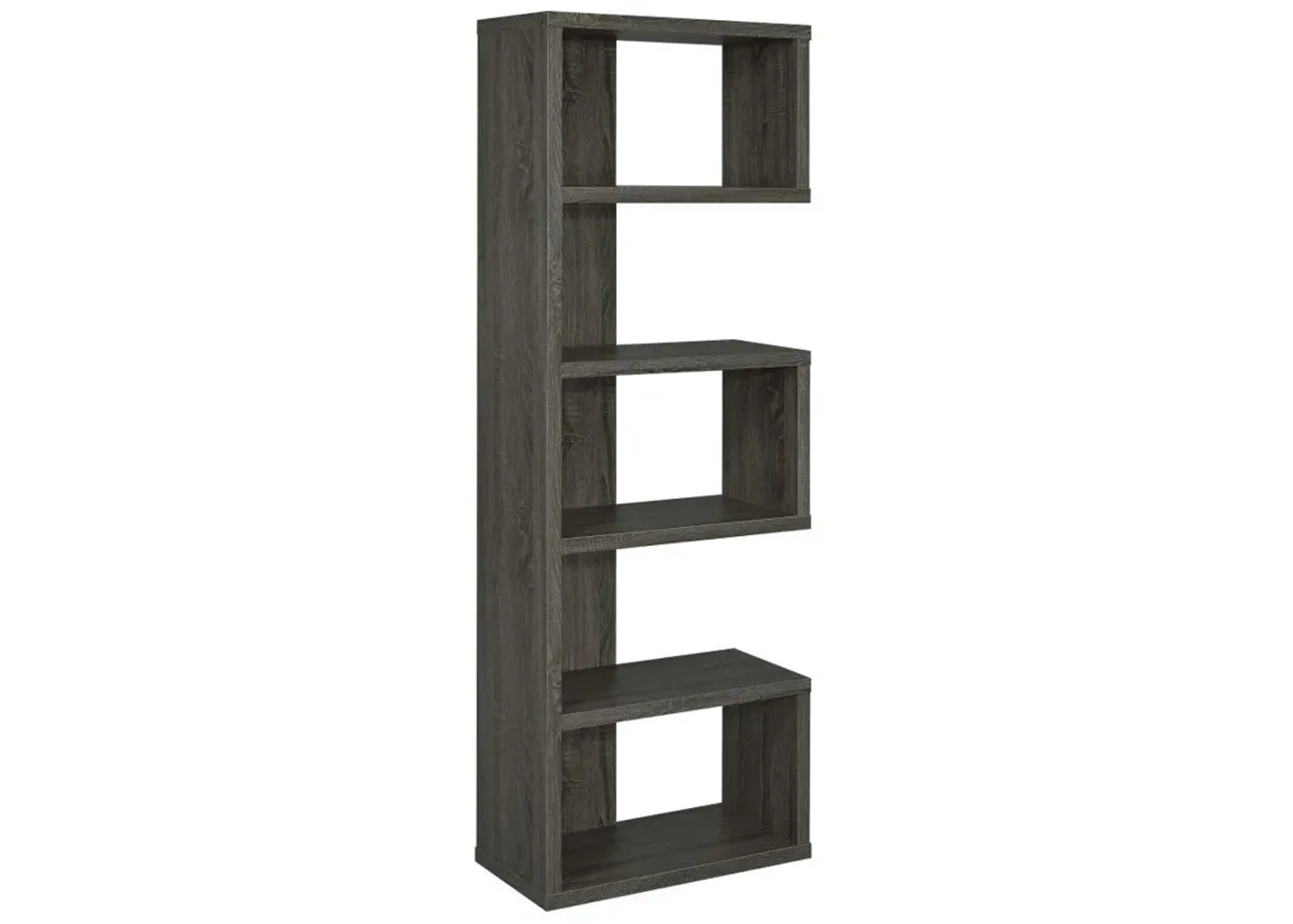 Joey - 5-tier Alternating Boxes Design Bookcase